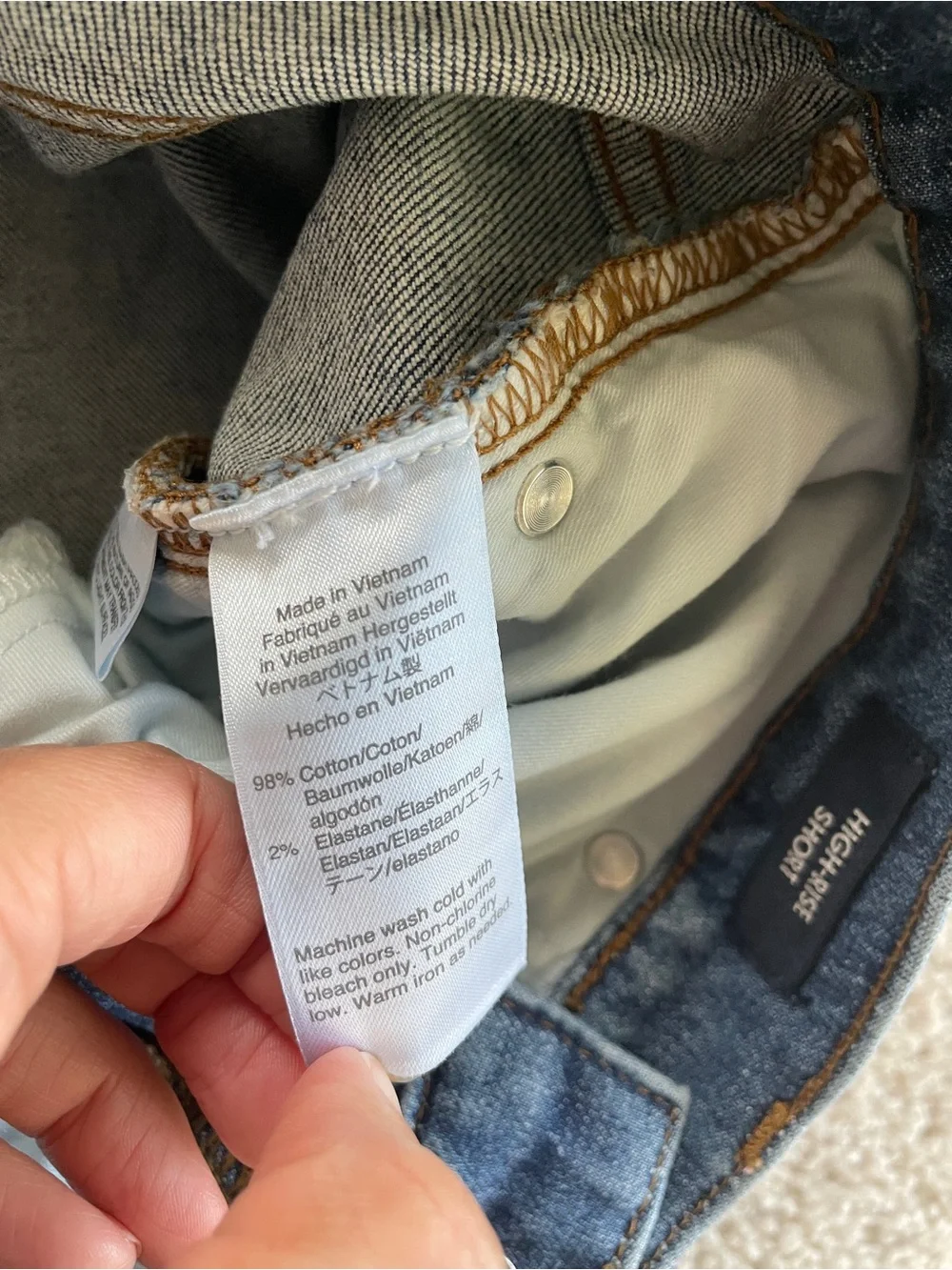 J. Crew Denim High-Rise Frayed 3.75